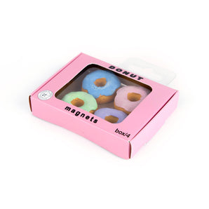 Aimants Donuts colorés avec emballage emblématique