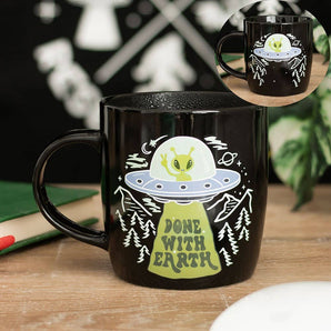 Mug thermosensible OVNI