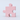 Vase en céramique puzzle rose