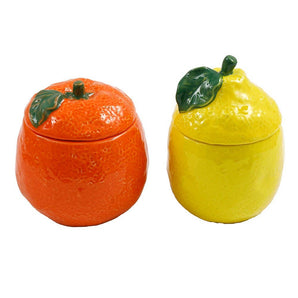 Bocaux de conservation pour citrons et oranges