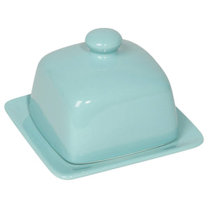 Beurrier carré bleu coquille d'œuf