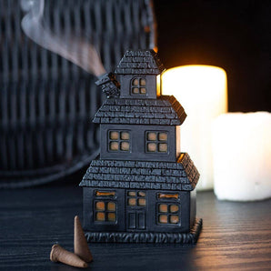 Haunted House Incense Cone Holder