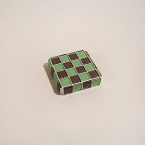 Glass Tile Cube - Mint Dark Chocolate