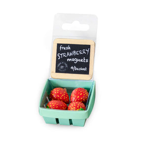 Aimants à la fraise avec emballage emblématique
