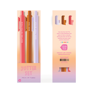 Ensemble de stylos à bille Halloween - Lot de 3
