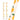 Bougies coniques - Lot de 2 / Citron