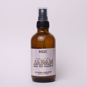 Japon - Spray d'ambiance et linge Sakura Fleur de cerisier et bois de santal - Spray d'ambiance et linge