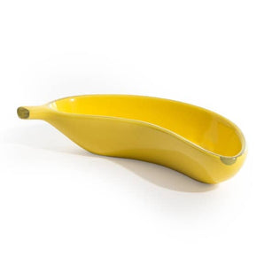 Plat en céramique en forme de banane