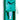 Horloge murale à pendule en métal vert menthe, boîte à sardines