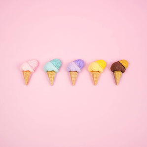 Ensemble d'aimants pour cornet de glace à double boule