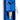 Horloge murale à pendule en métal bleu marine, en forme de boîte de sardines