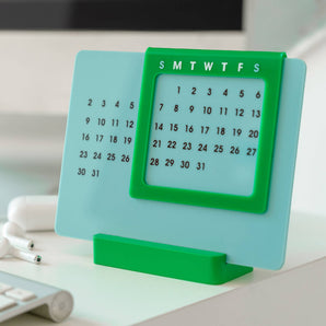 Blue & Green 365-Day Calendar