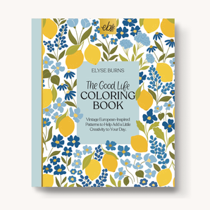 Le cahier de coloriage La bonne vie
