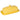 Beurrier rectangulaire jaune citron