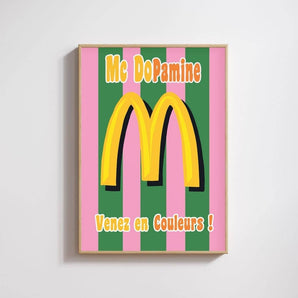 Colourful Mc Dopamine Art Print