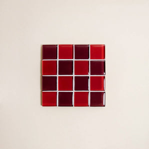 Dessous de verre en carreaux de verre - Mon Amour