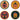 Amulet Beaded Coasters (Set of 4)