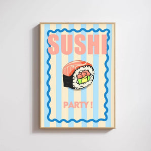 Sushi Party! Art Print
