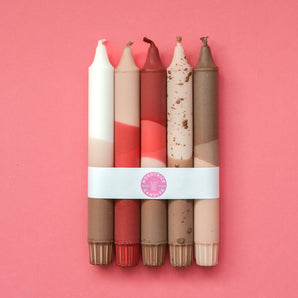 Taper Candles - 5 Pack/ Autumn Classic Mix