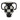 Checkerboard Ceramic Vase - Black/White