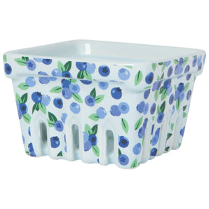 Panier de myrtilles et de baies