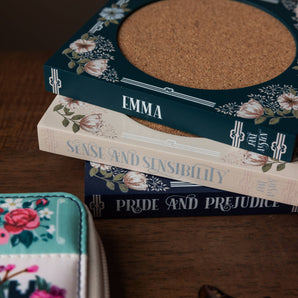 Book Coaster Set - Jane Austen
