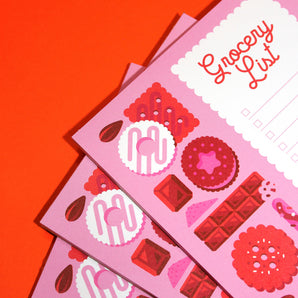 Sweet Tooth Grocery List Notepad
