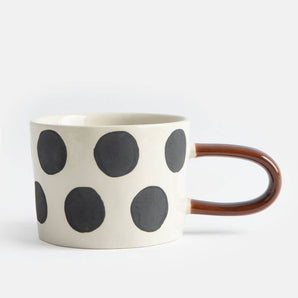 Mono Scattered Dots Mug