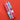Bougies coniques - Lot de 3/ Fuschia