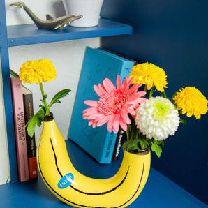Banana Double Ceramic Vase