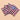 Riviera Stripes Scalloped Coasters - Pink/Hunter Green