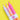 Bougies coniques - Lot de 3/ Couleurs vives du coucher de soleil d'été