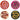 Gardenland Beaded Coasters (Set of 4)