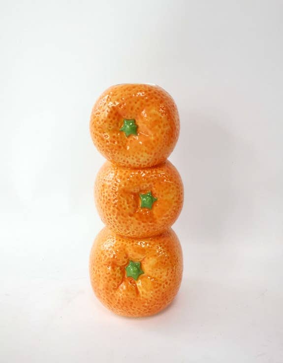Orange Stack Ceramic Vase | Vases & Planters – Kaleidopamine Studio