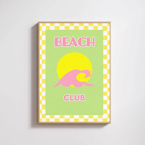 Beachy Club Art Print