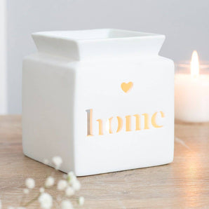 White Home Oil Burner & Wax Warmer