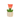 Tulip Bloom Candle Holder - Sand/Orange