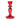 Red Glass Candle Holder