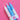 Bougies coniques - Lot de 3/ Bleu été