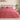 Dual Tone Striped Duvet Set - Pink/Red