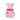Small Pink Glass Candle Holder