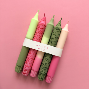 Bougies Cierges - Paquet de 5 / Le Mélange Kaleidopamine